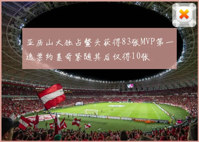 亚历山大独占鳌头获得83张MVP第一选票约基奇紧随其后仅得10张